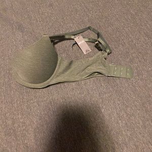 Olive green Aerie/American Eagle “Demi Bra”